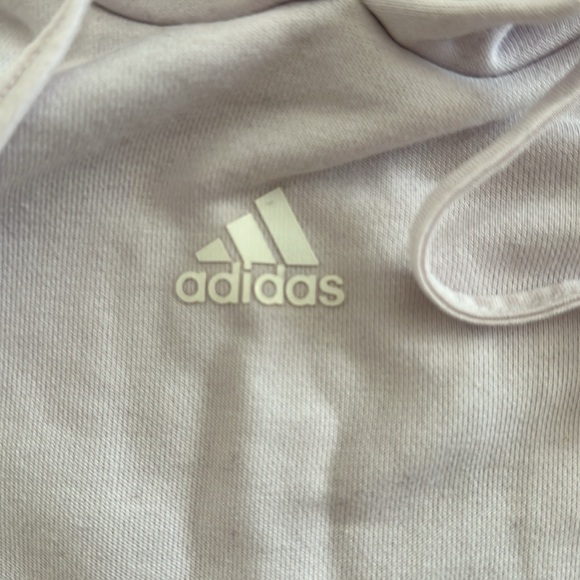 Pink ADIDAS cropped hoodie - Picture 3 of 4